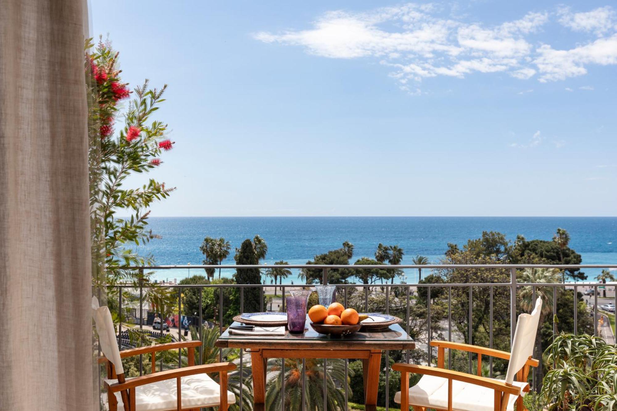 Unique Sea View Apartment, Center, 100M2 Ница Екстериор снимка