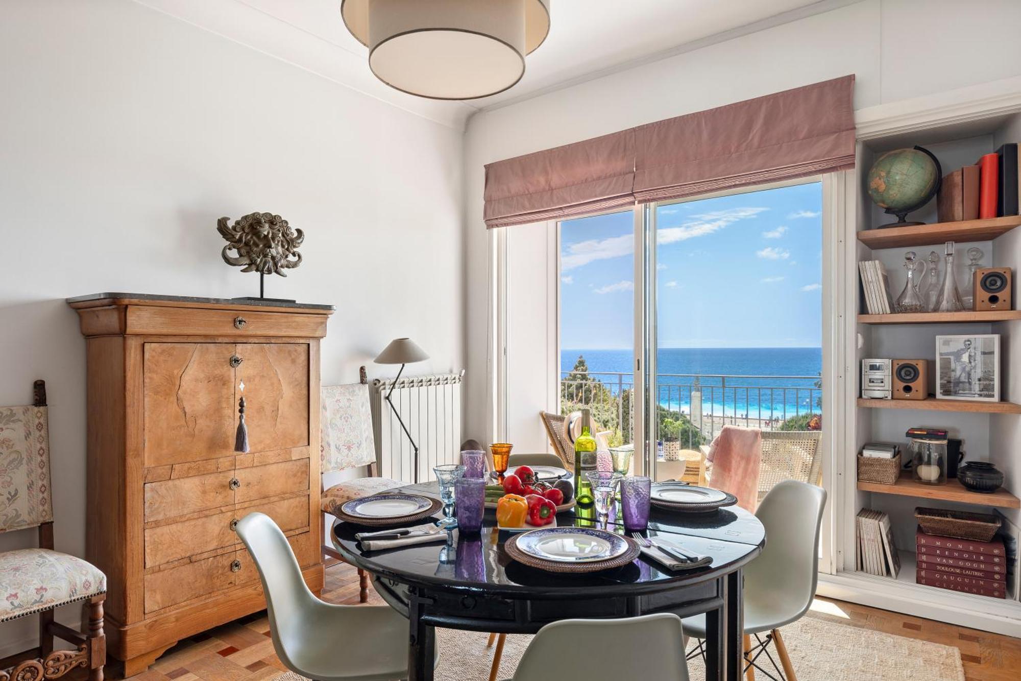 Unique Sea View Apartment, Center, 100M2 Ница Екстериор снимка
